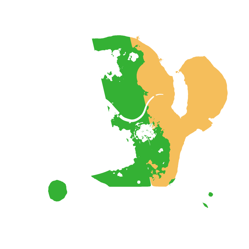 Biome Rust Map: Procedural Map, Size: 2250, Seed: 54199