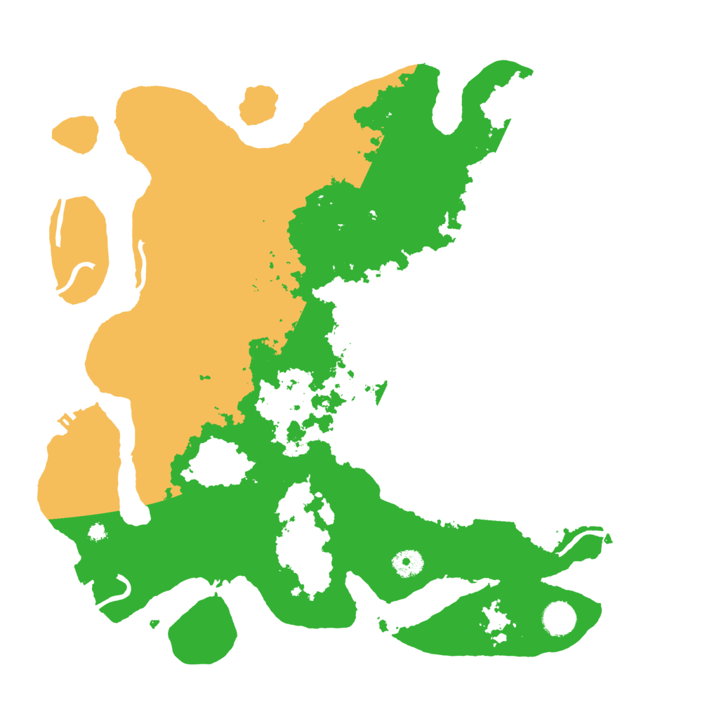 Biome Rust Map: Procedural Map, Size: 3750, Seed: 43293190