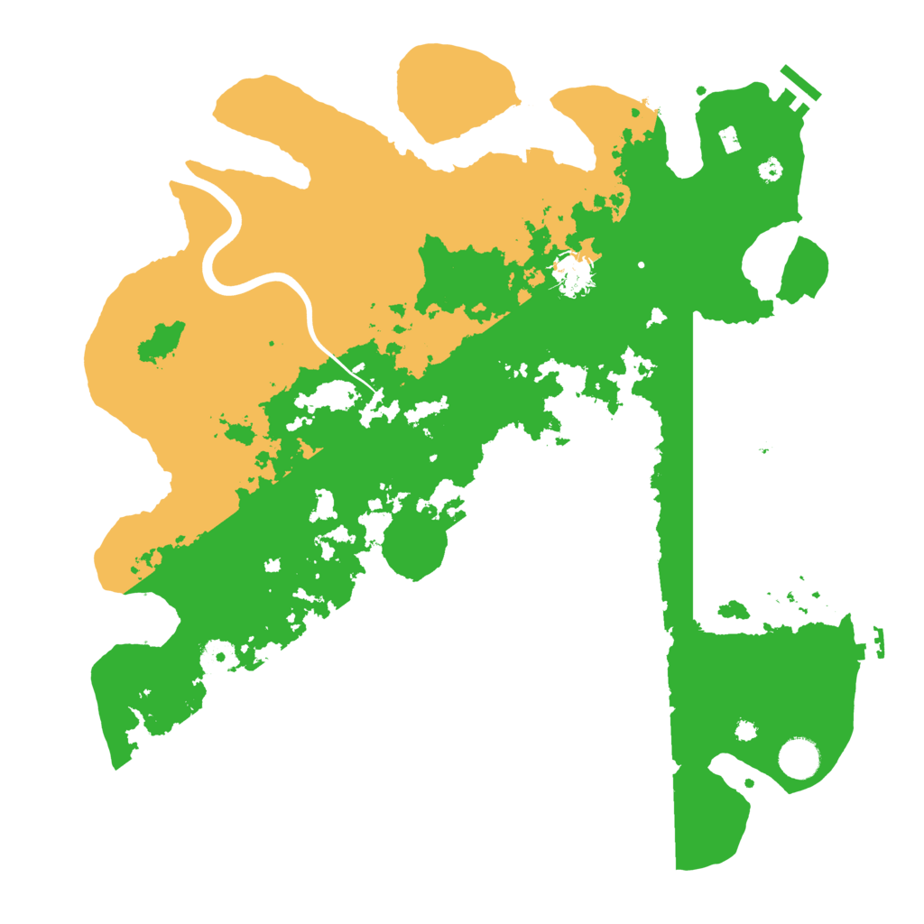 Biome Rust Map: Procedural Map, Size: 3950, Seed: 722113273