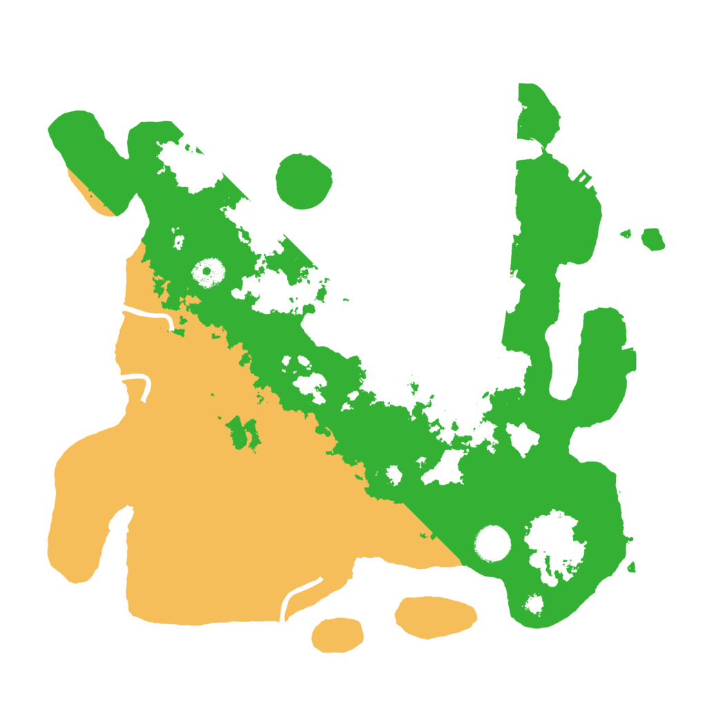 Biome Rust Map: Procedural Map, Size: 3500, Seed: 1184618451
