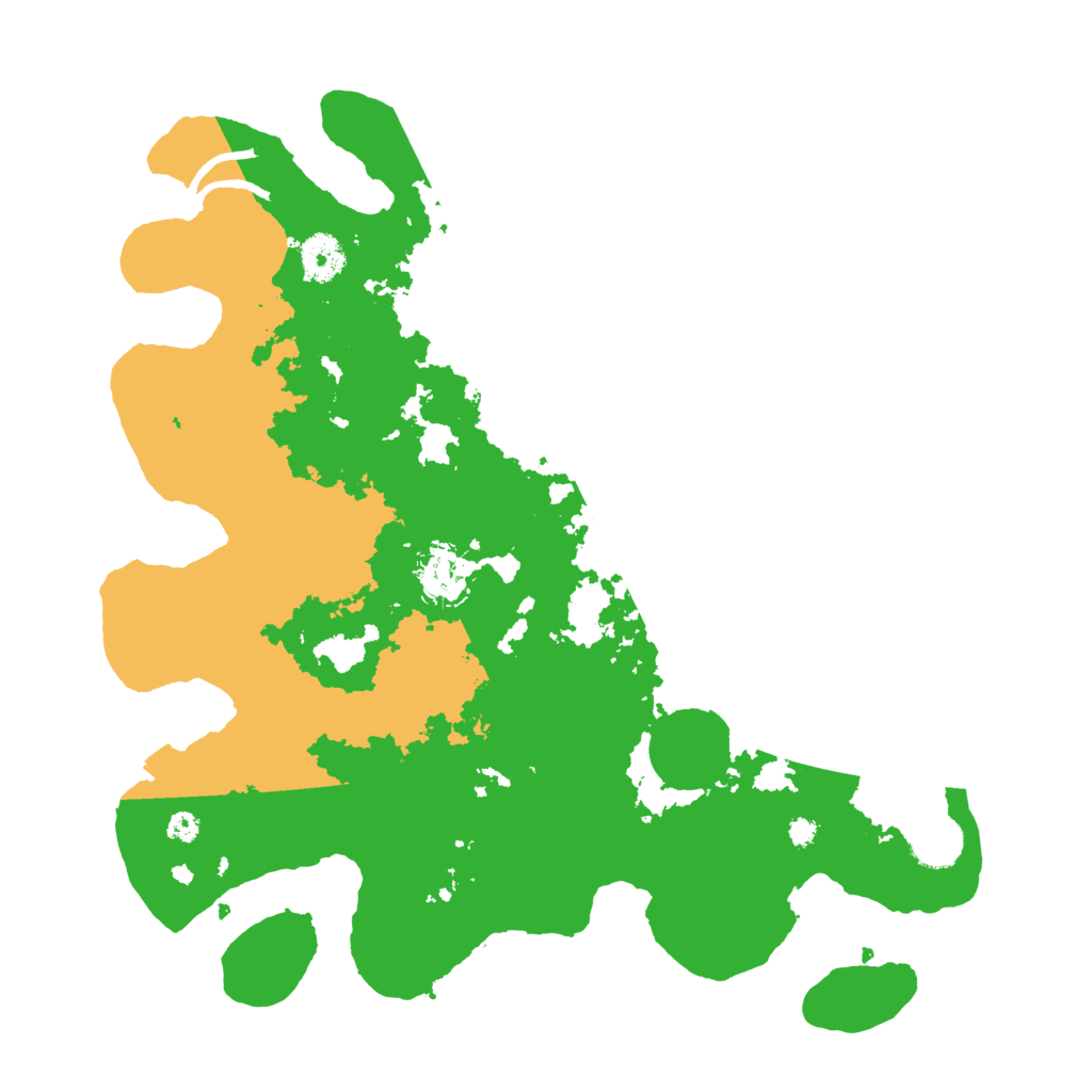 Biome Rust Map: Procedural Map, Size: 3600, Seed: 3500000
