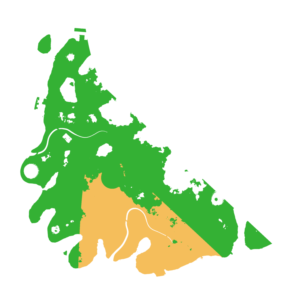 Biome Rust Map: Procedural Map, Size: 3500, Seed: 2118172184