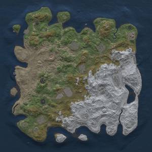 Thumbnail Rust Map: Procedural Map, Size: 4250, Seed: 5589952, 19 Monuments