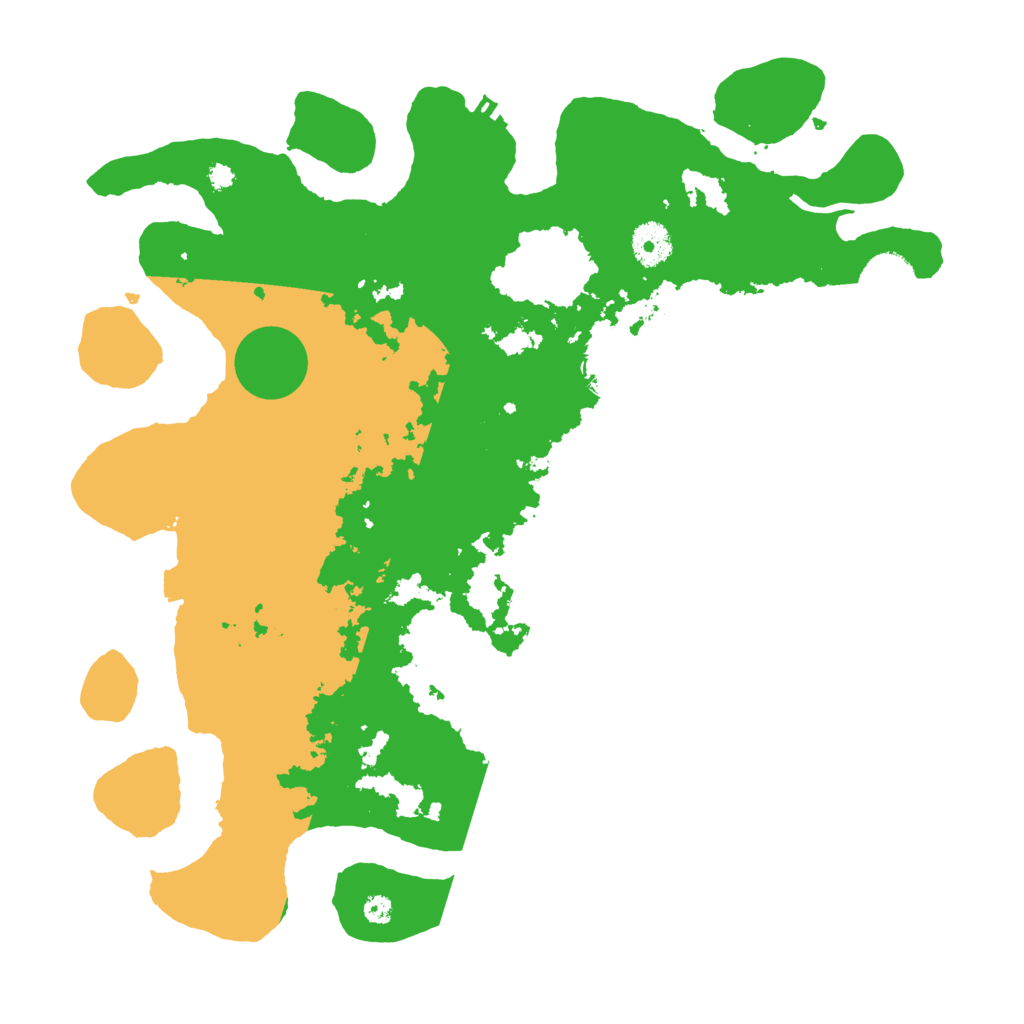 Biome Rust Map: Procedural Map, Size: 3700, Seed: 197588651