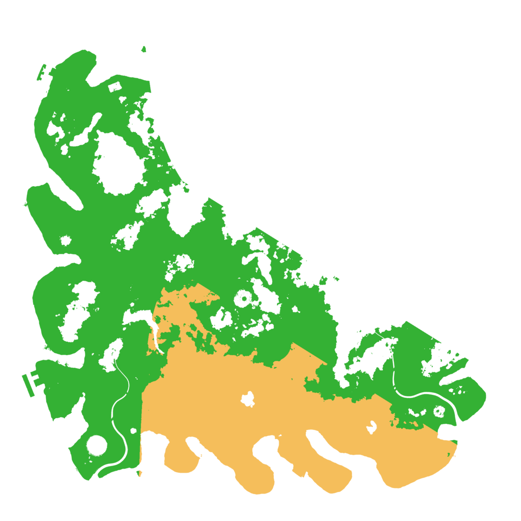Biome Rust Map: Procedural Map, Size: 4500, Seed: 829929376