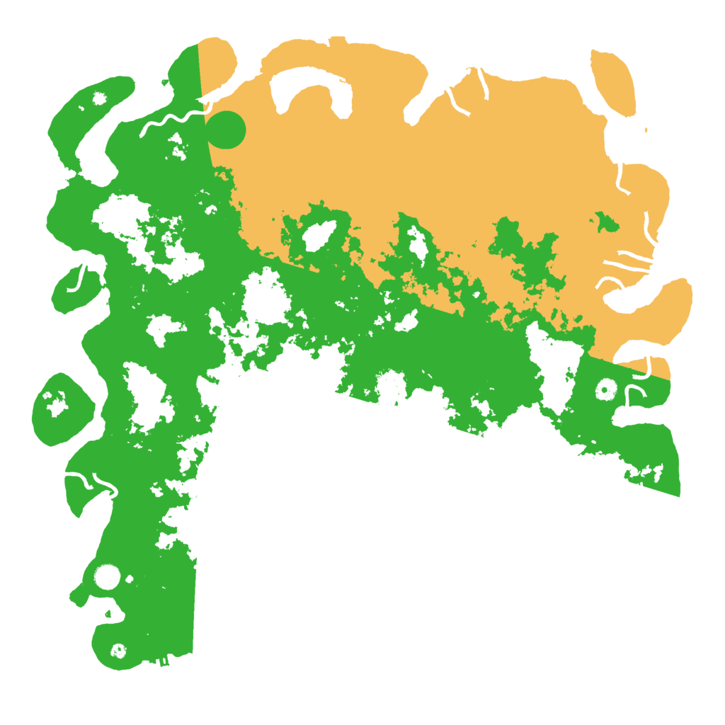 Biome Rust Map: Procedural Map, Size: 5000, Seed: 1613106954