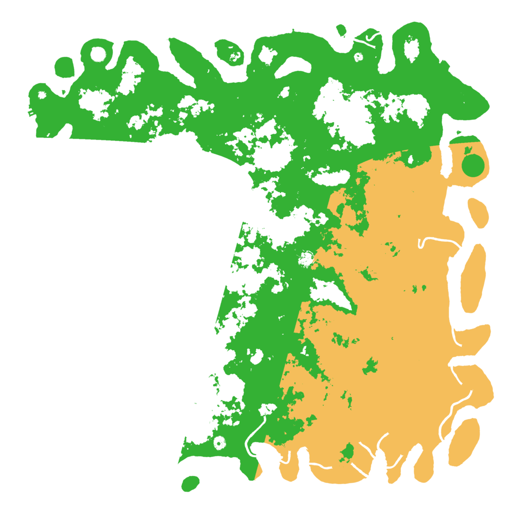 Biome Rust Map: Procedural Map, Size: 6000, Seed: 1141919