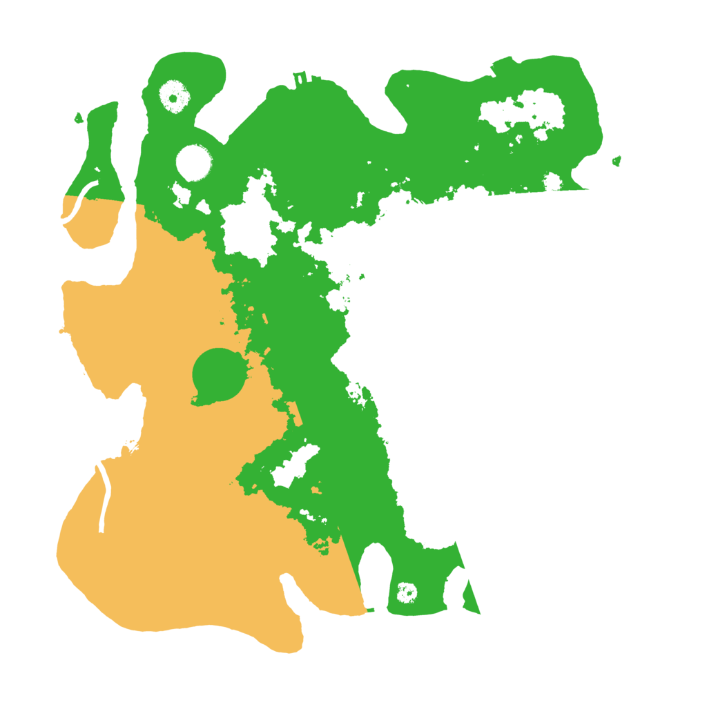 Biome Rust Map: Procedural Map, Size: 3500, Seed: 110295149