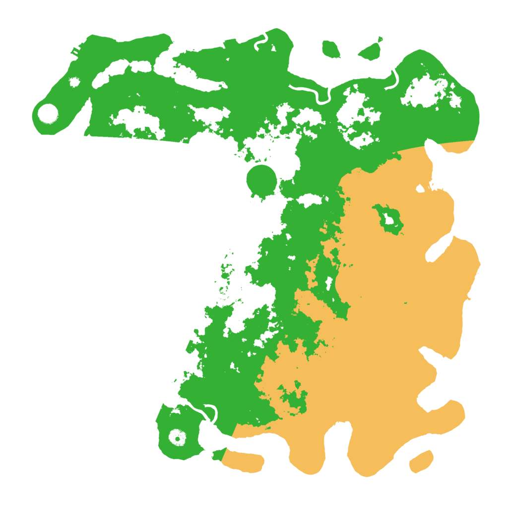 Biome Rust Map: Procedural Map, Size: 4500, Seed: 1211689077