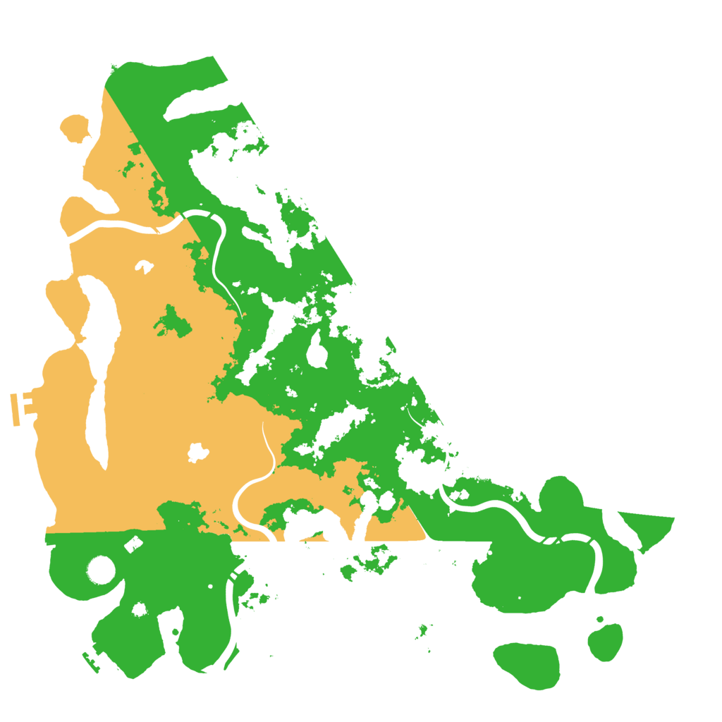 Biome Rust Map: Procedural Map, Size: 4500, Seed: 649343