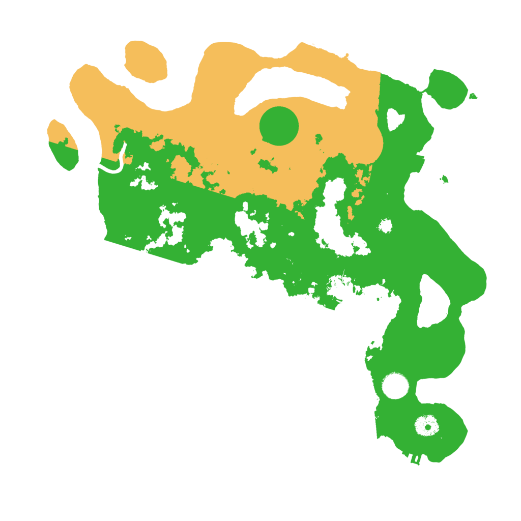 Biome Rust Map: Procedural Map, Size: 3500, Seed: 146113903