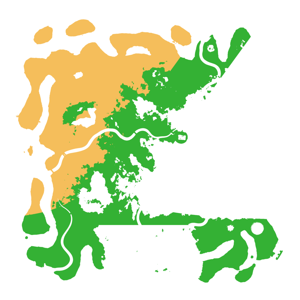 Biome Rust Map: Procedural Map, Size: 4250, Seed: 1004766488