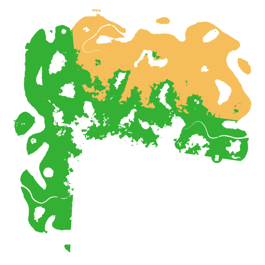 Biome Rust Map: Procedural Map, Size: 4800, Seed: 34763225