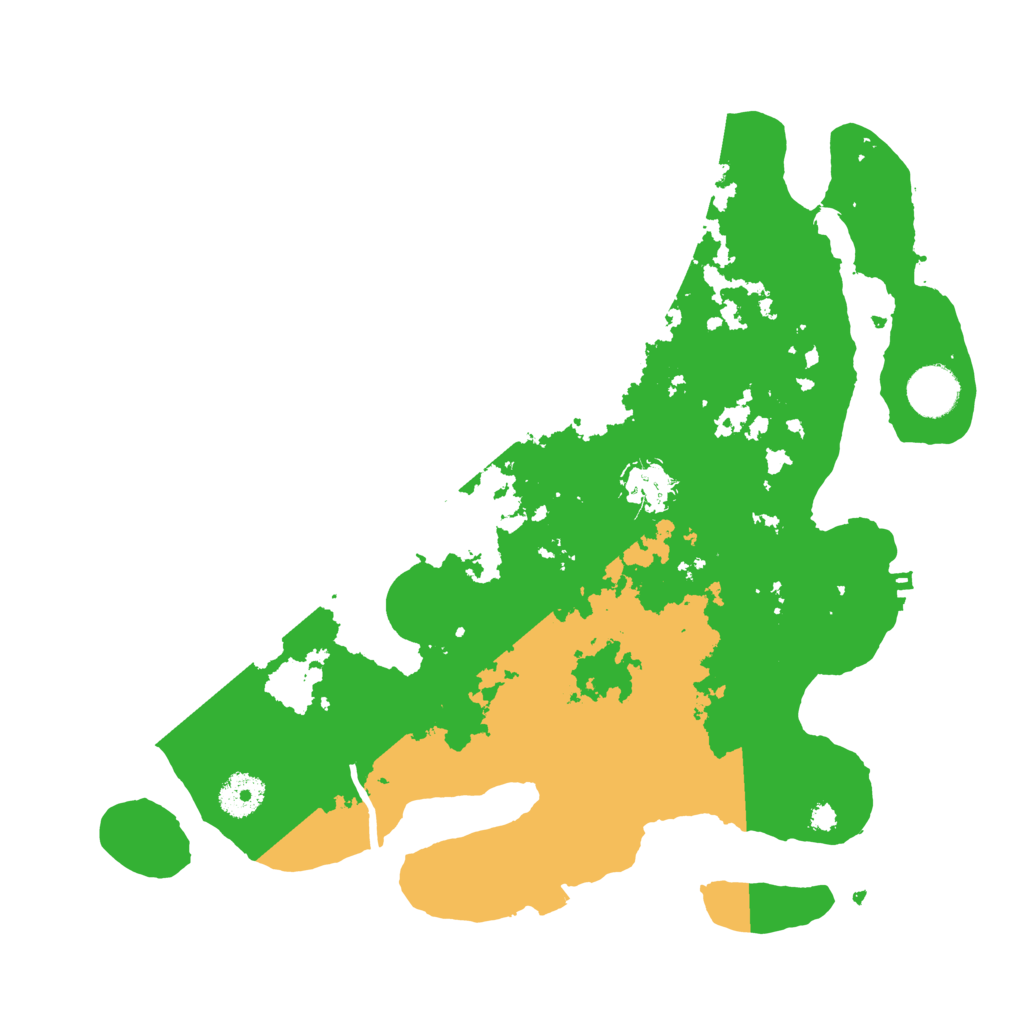 Biome Rust Map: Procedural Map, Size: 3500, Seed: 394084391