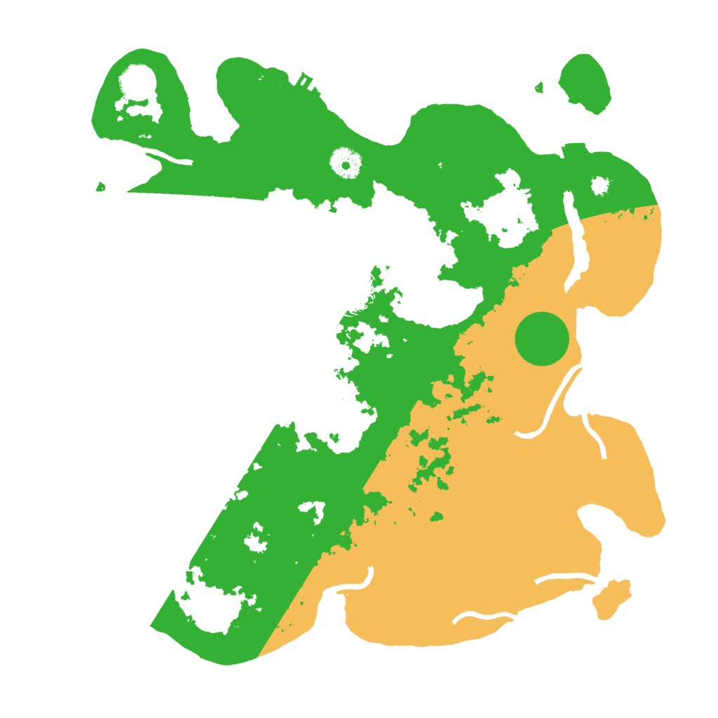 Biome Rust Map: Procedural Map, Size: 3500, Seed: 747056476