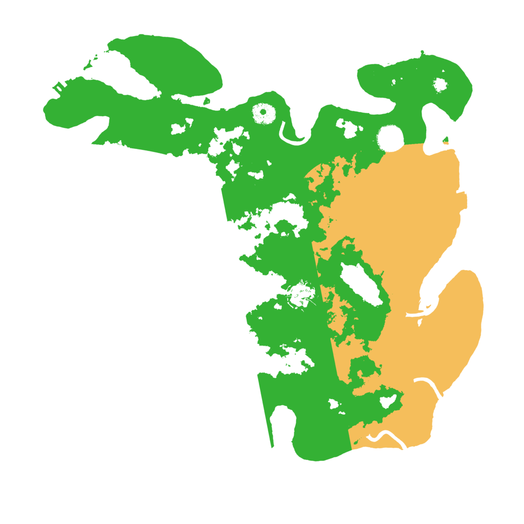 Biome Rust Map: Procedural Map, Size: 3500, Seed: 44455444