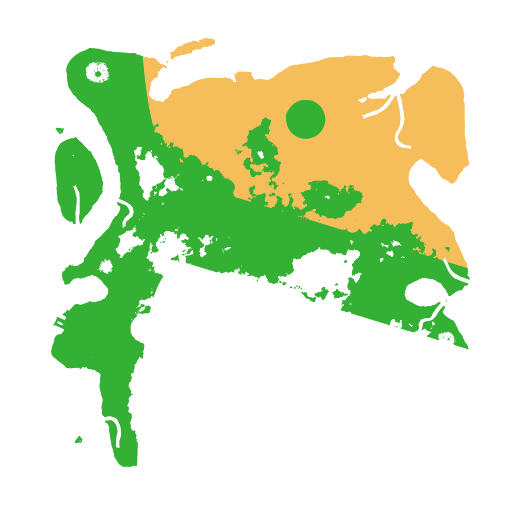 Biome Rust Map: Procedural Map, Size: 3500, Seed: 5102023