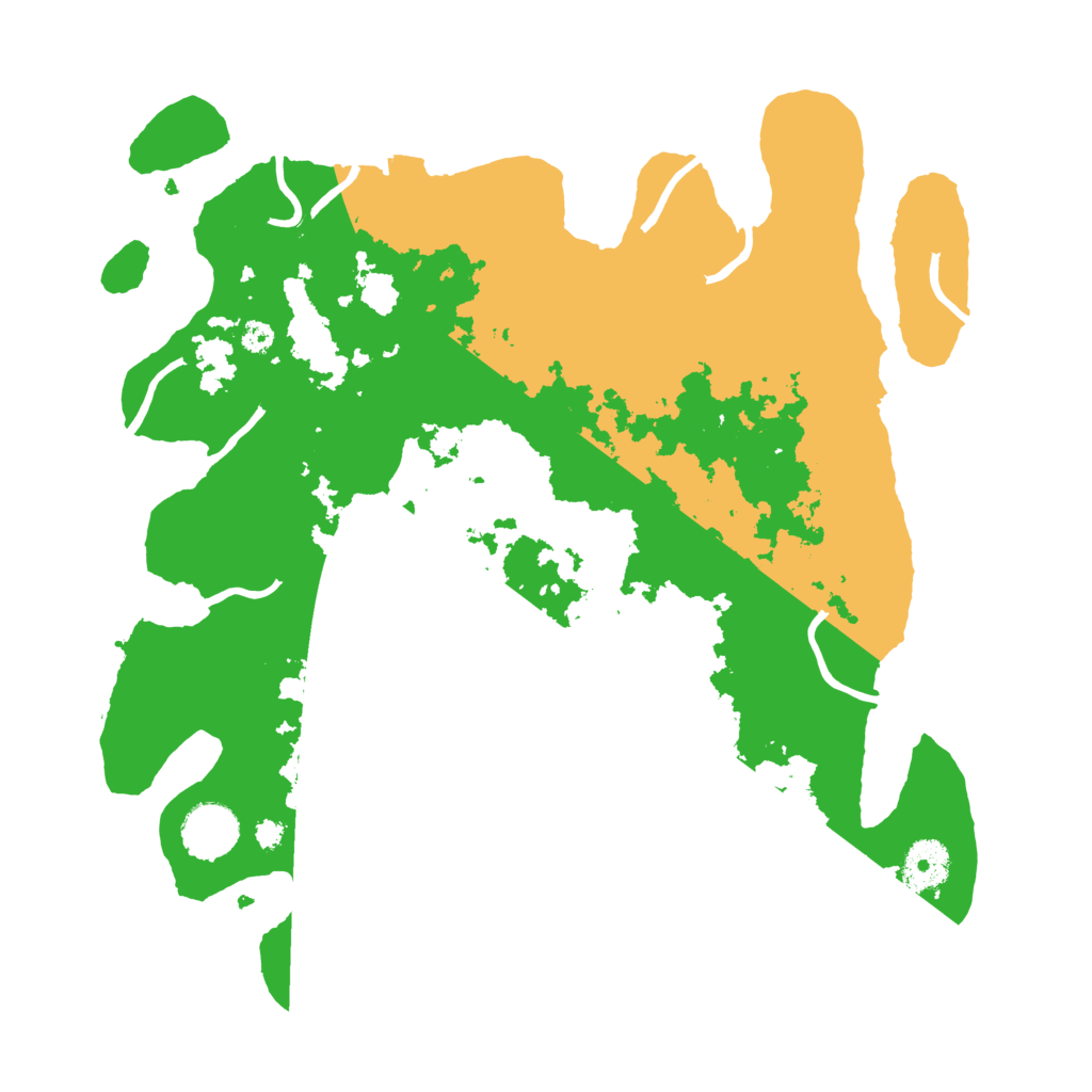 Biome Rust Map: Procedural Map, Size: 3500, Seed: 2146399349