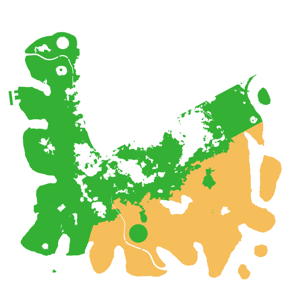 Biome Rust Map: Procedural Map, Size: 4250, Seed: 84924639