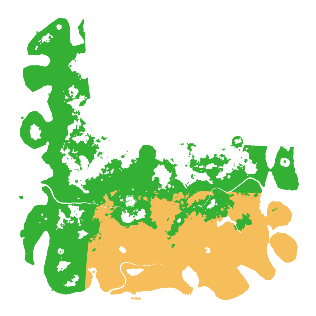 Biome Rust Map: Procedural Map, Size: 5000, Seed: 427