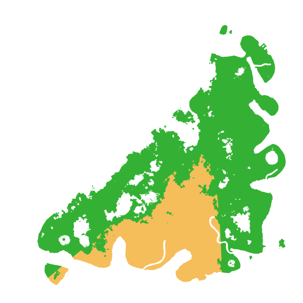 Biome Rust Map: Procedural Map, Size: 4300, Seed: 25737660