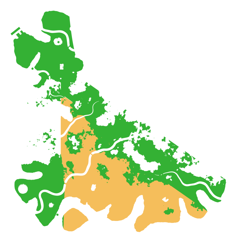 Biome Rust Map: Procedural Map, Size: 4500, Seed: 1754609852