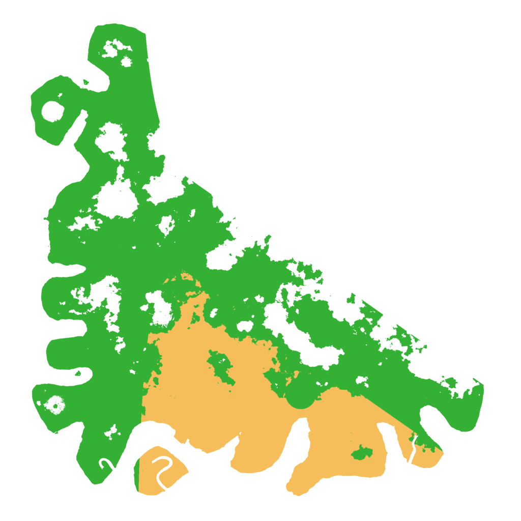 Biome Rust Map: Procedural Map, Size: 4500, Seed: 1754609852