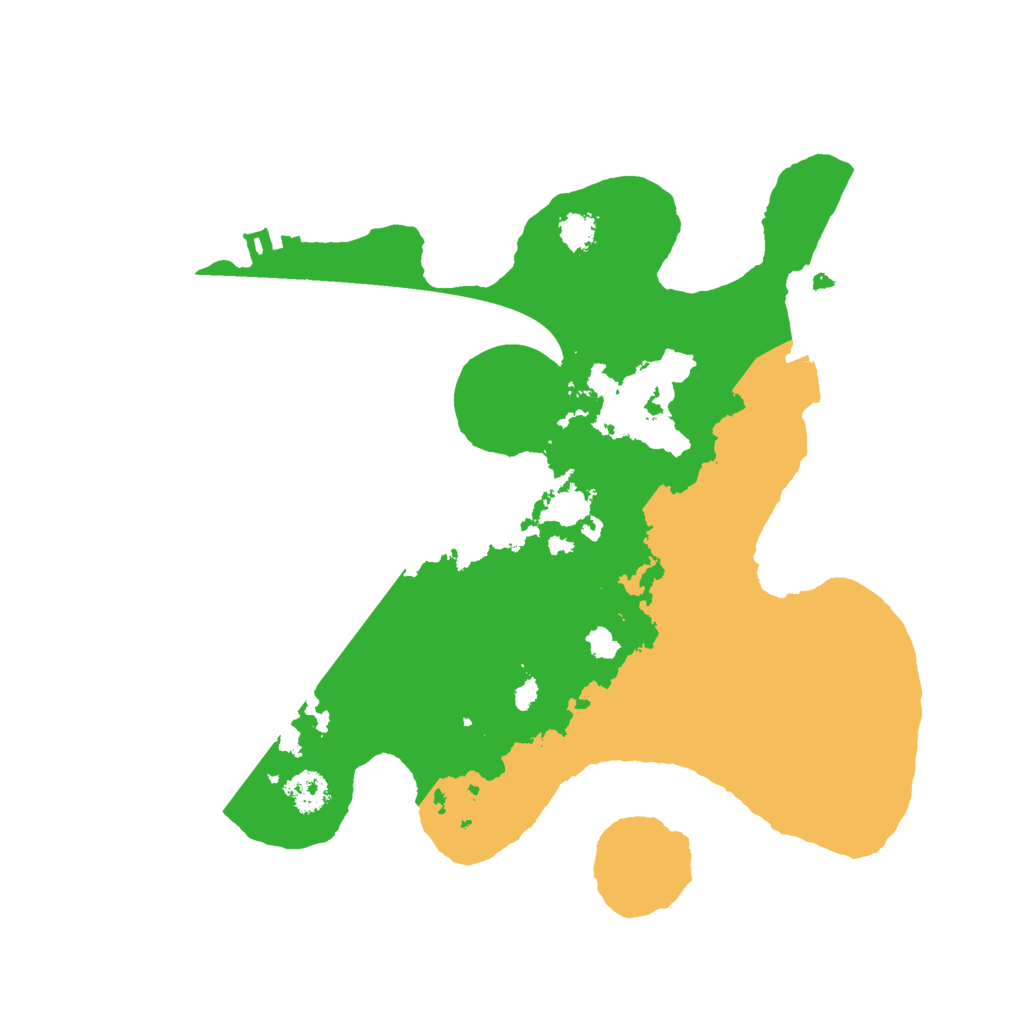 Biome Rust Map: Procedural Map, Size: 2500, Seed: 302517335