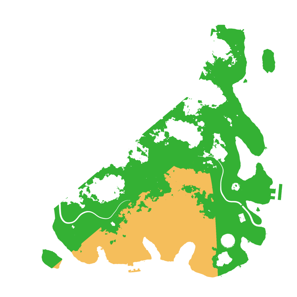 Biome Rust Map: Procedural Map, Size: 3750, Seed: 19704
