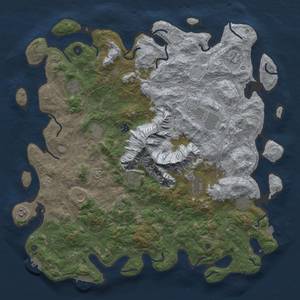 Thumbnail Rust Map: Procedural Map, Size: 5000, Seed: 77730309, 19 Monuments