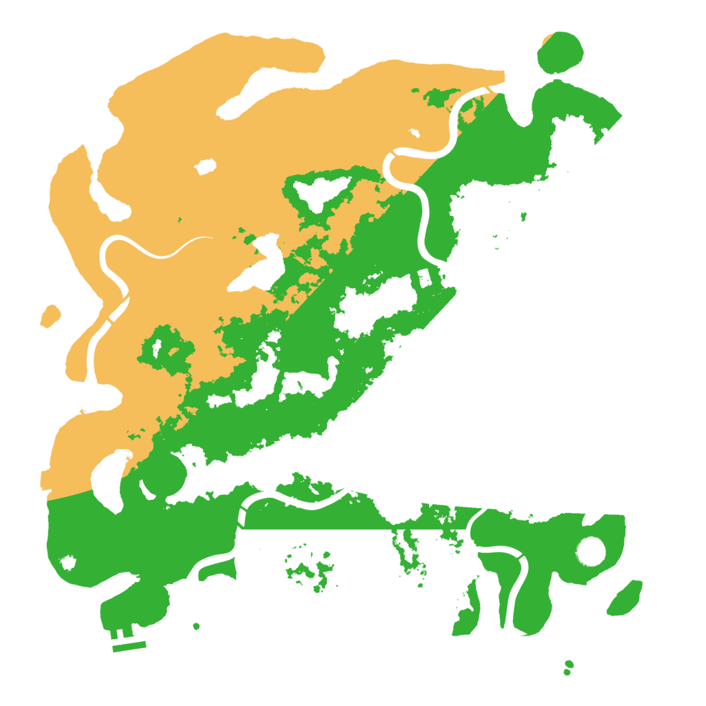 Biome Rust Map: Procedural Map, Size: 4250, Seed: 32387945