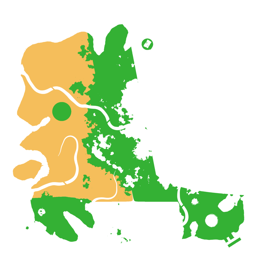 Biome Rust Map: Procedural Map, Size: 3750, Seed: 64297107