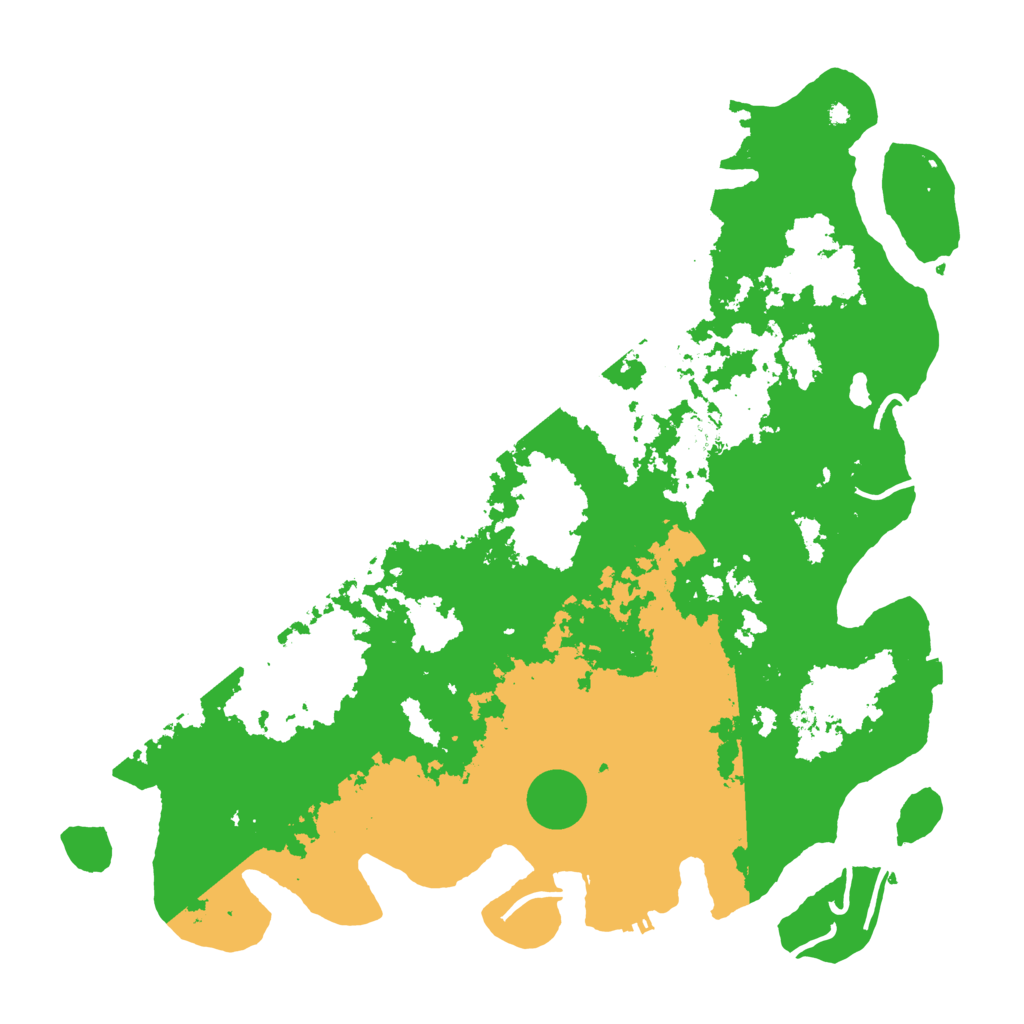 Biome Rust Map: Procedural Map, Size: 4500, Seed: 5646152