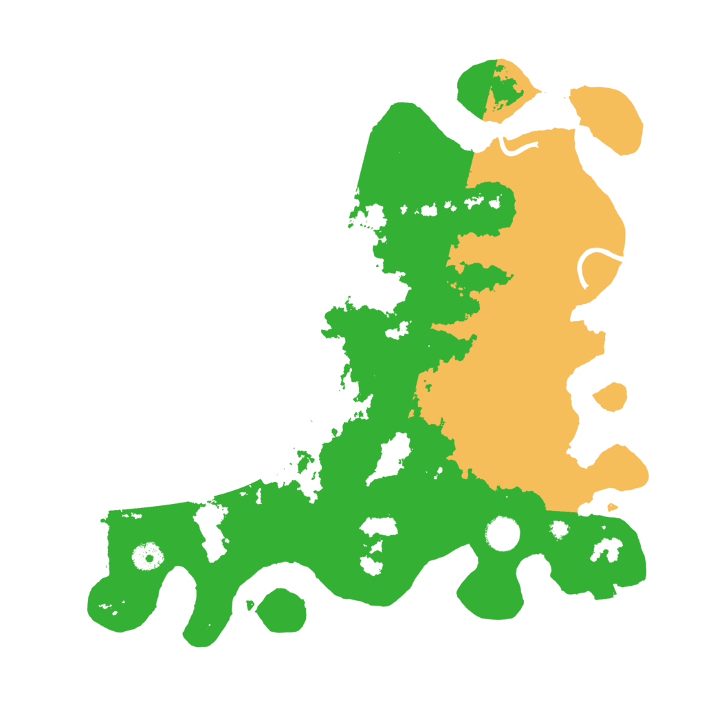 Biome Rust Map: Procedural Map, Size: 3650, Seed: 81120283