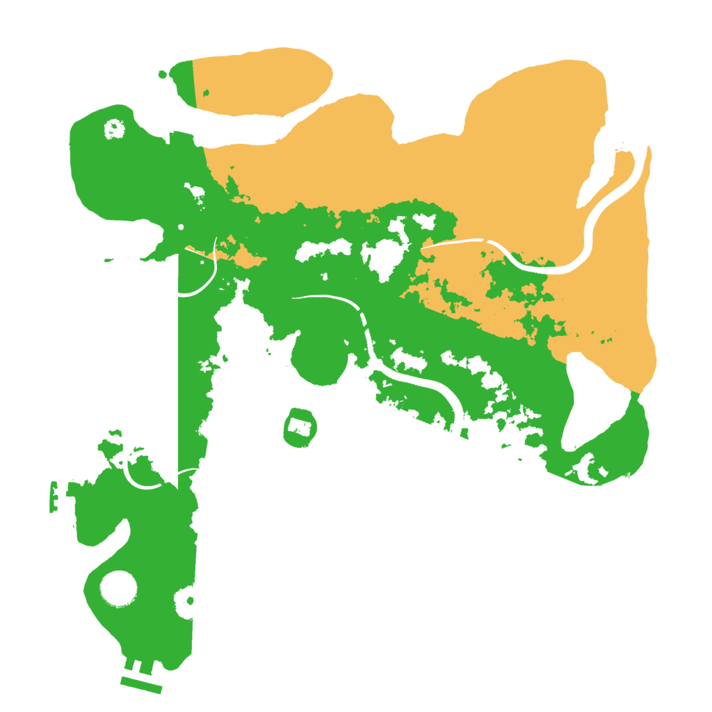 Biome Rust Map: Procedural Map, Size: 3450, Seed: 24352580