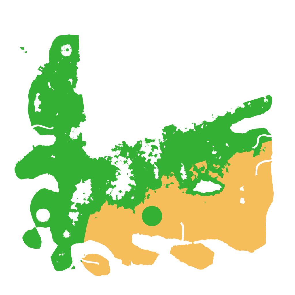 Biome Rust Map: Procedural Map, Size: 3850, Seed: 2297356