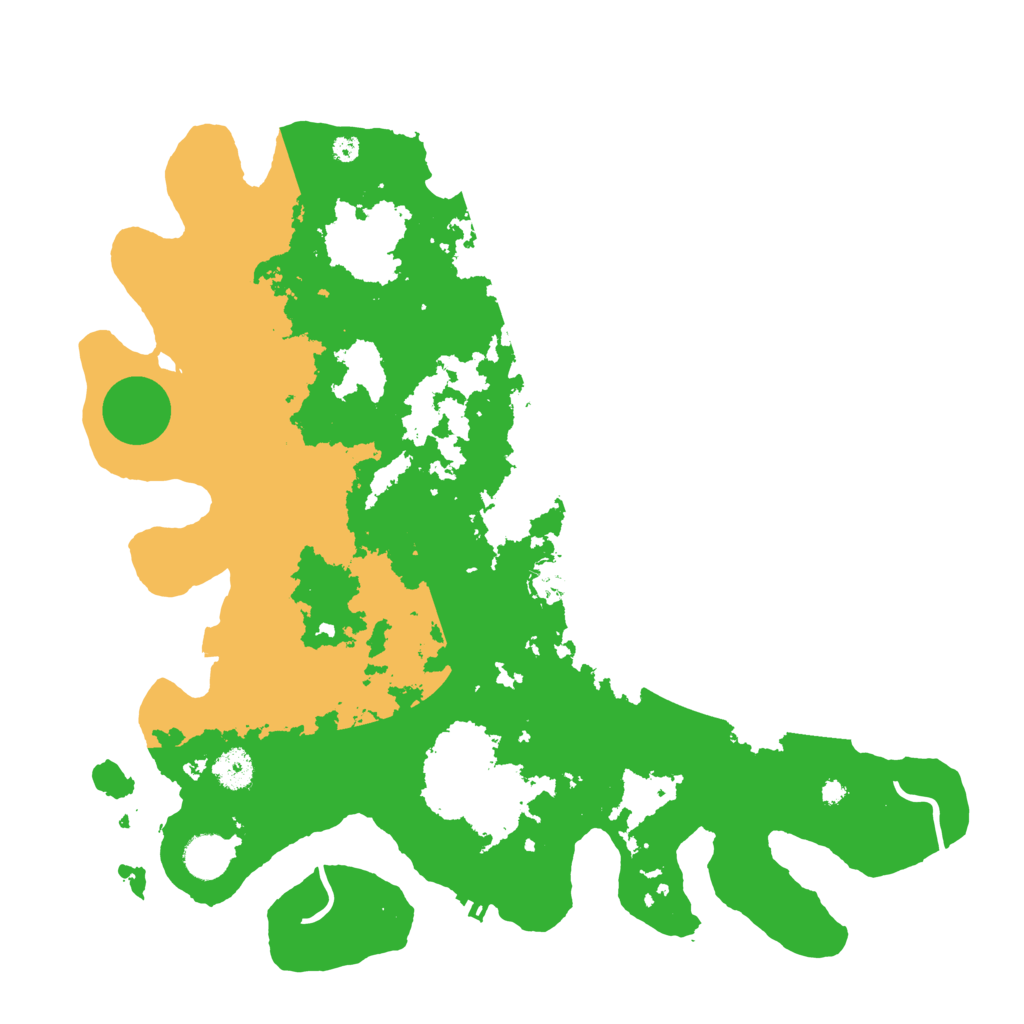 Biome Rust Map: Procedural Map, Size: 3950, Seed: 49925188