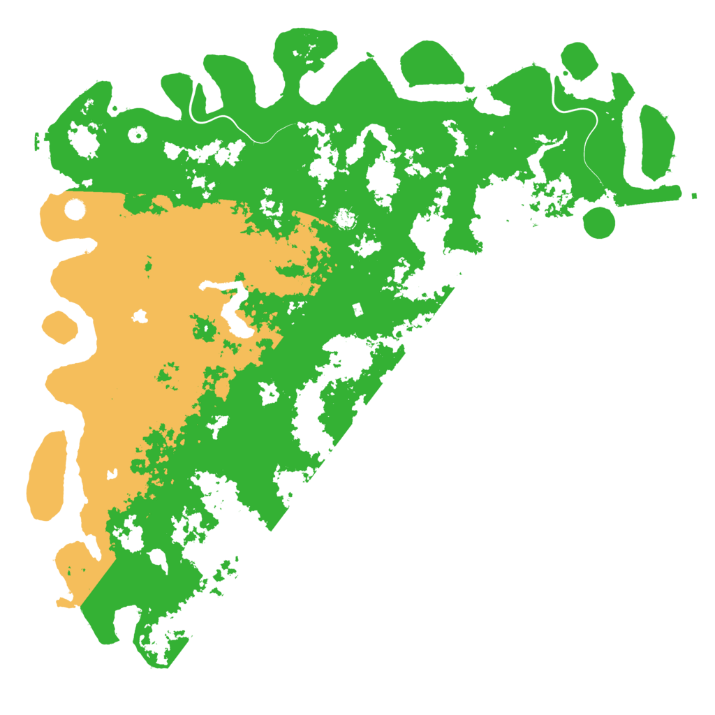 Biome Rust Map: Procedural Map, Size: 6000, Seed: 422055993