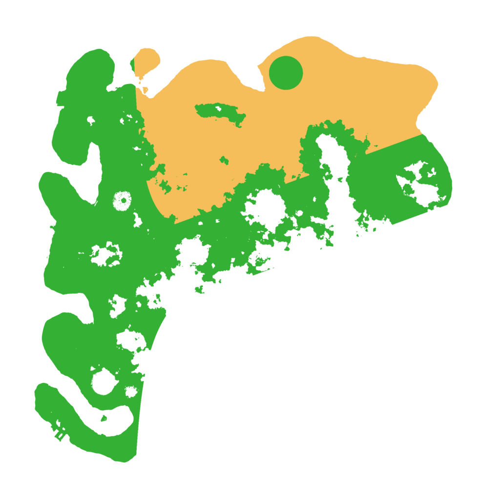 Biome Rust Map: Procedural Map, Size: 3900, Seed: 76150311