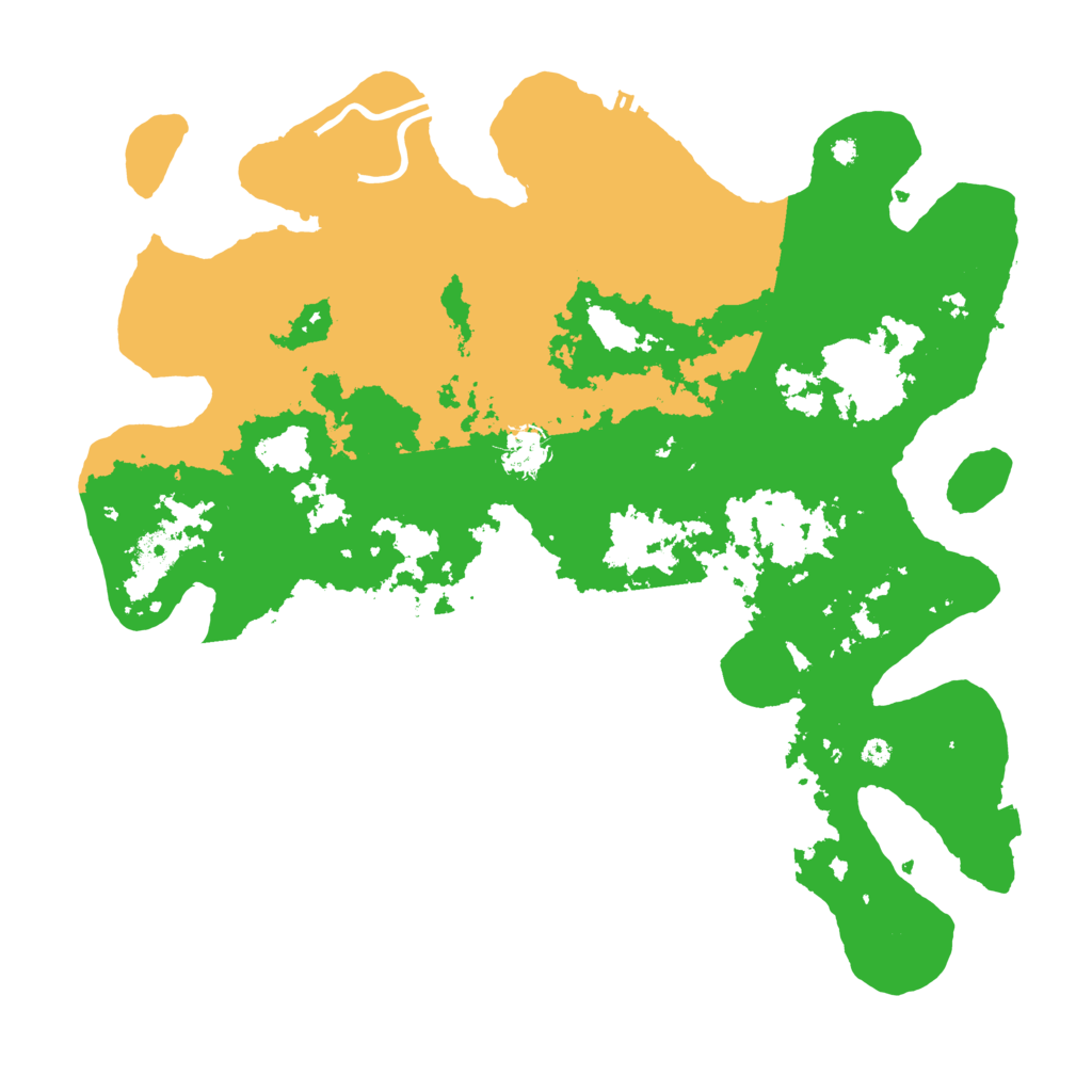 Biome Rust Map: Procedural Map, Size: 4000, Seed: 16309357