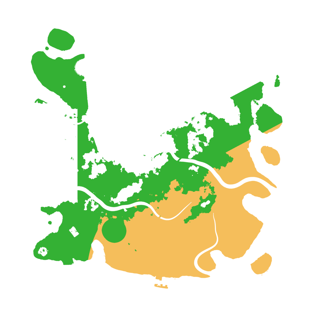 Biome Rust Map: Procedural Map, Size: 3450, Seed: 82745068