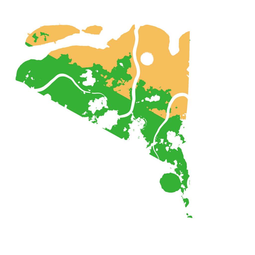 Biome Rust Map: Procedural Map, Size: 3450, Seed: 90773797