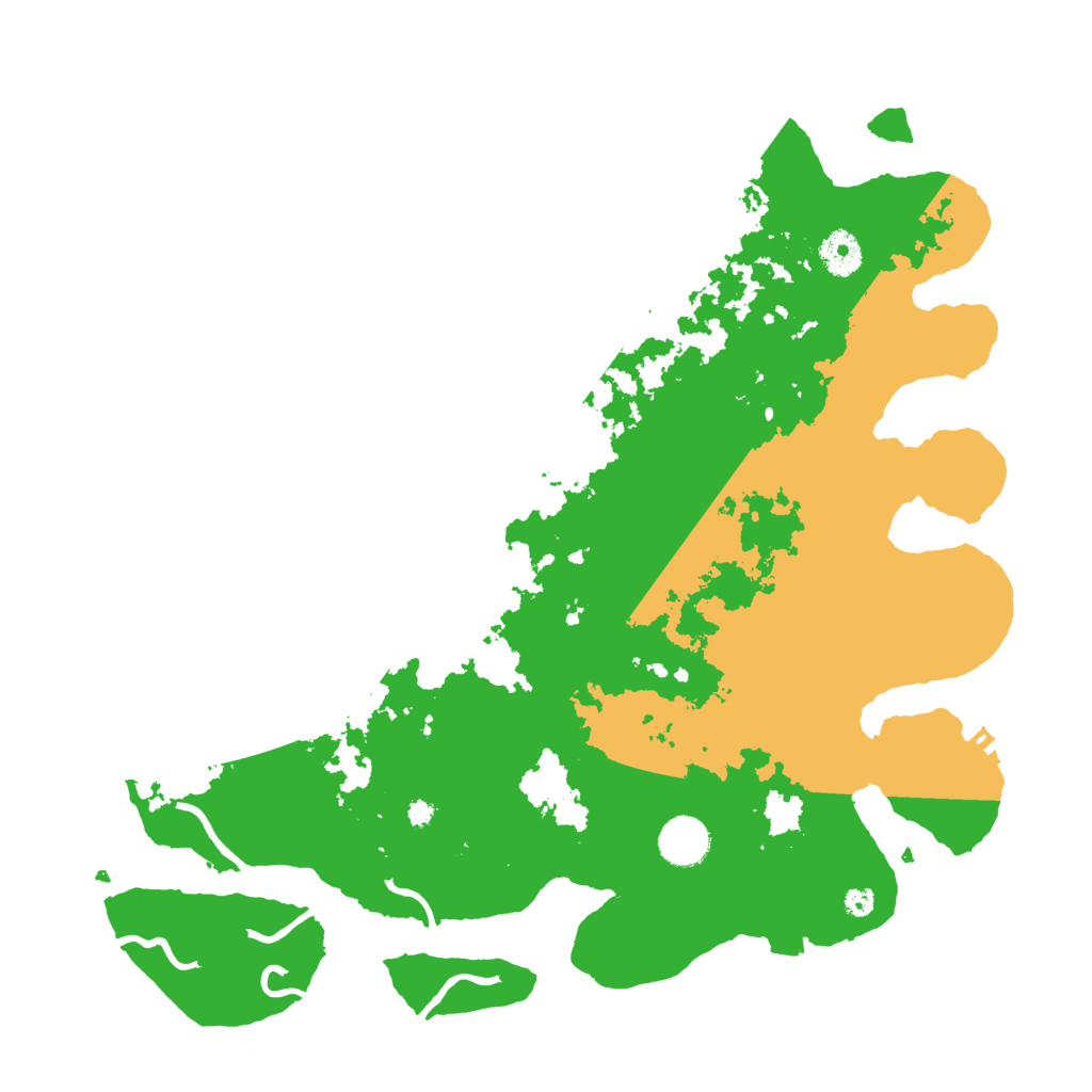 Biome Rust Map: Procedural Map, Size: 3800, Seed: 83656275