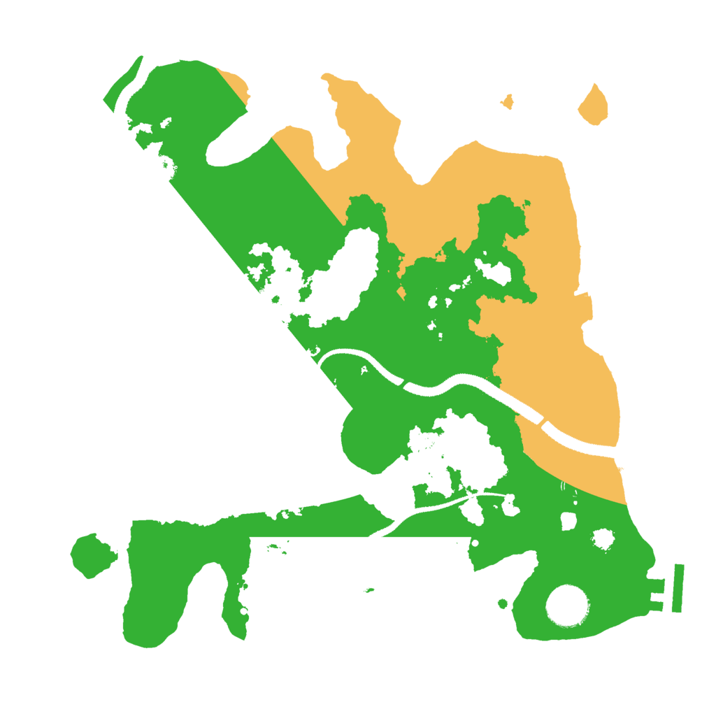 Biome Rust Map: Procedural Map, Size: 3000, Seed: 48541