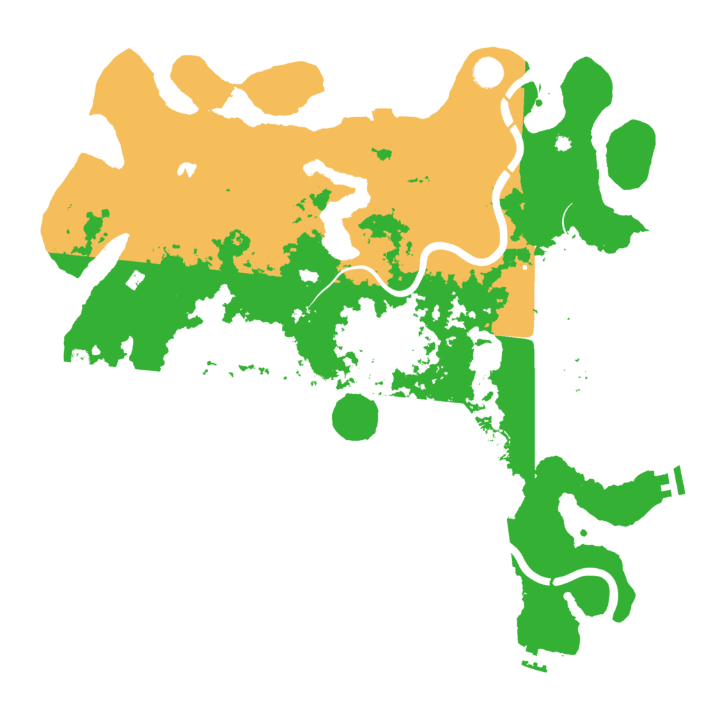 Biome Rust Map: Procedural Map, Size: 4100, Seed: 72001047
