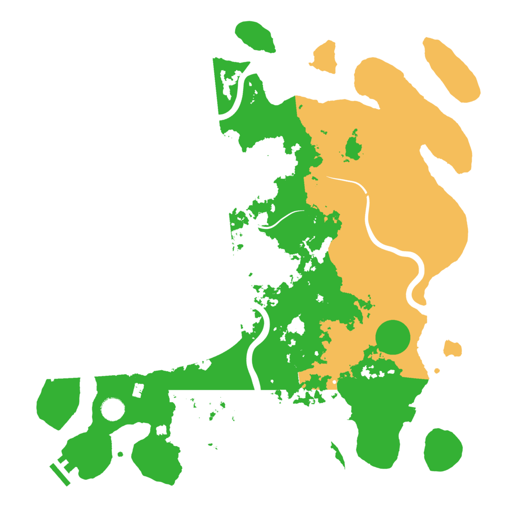 Biome Rust Map: Procedural Map, Size: 3950, Seed: 17412360