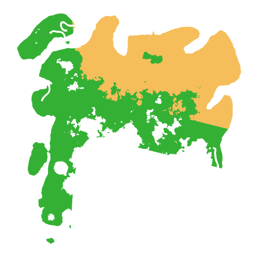 Biome Rust Map: Procedural Map, Size: 3500, Seed: 11326