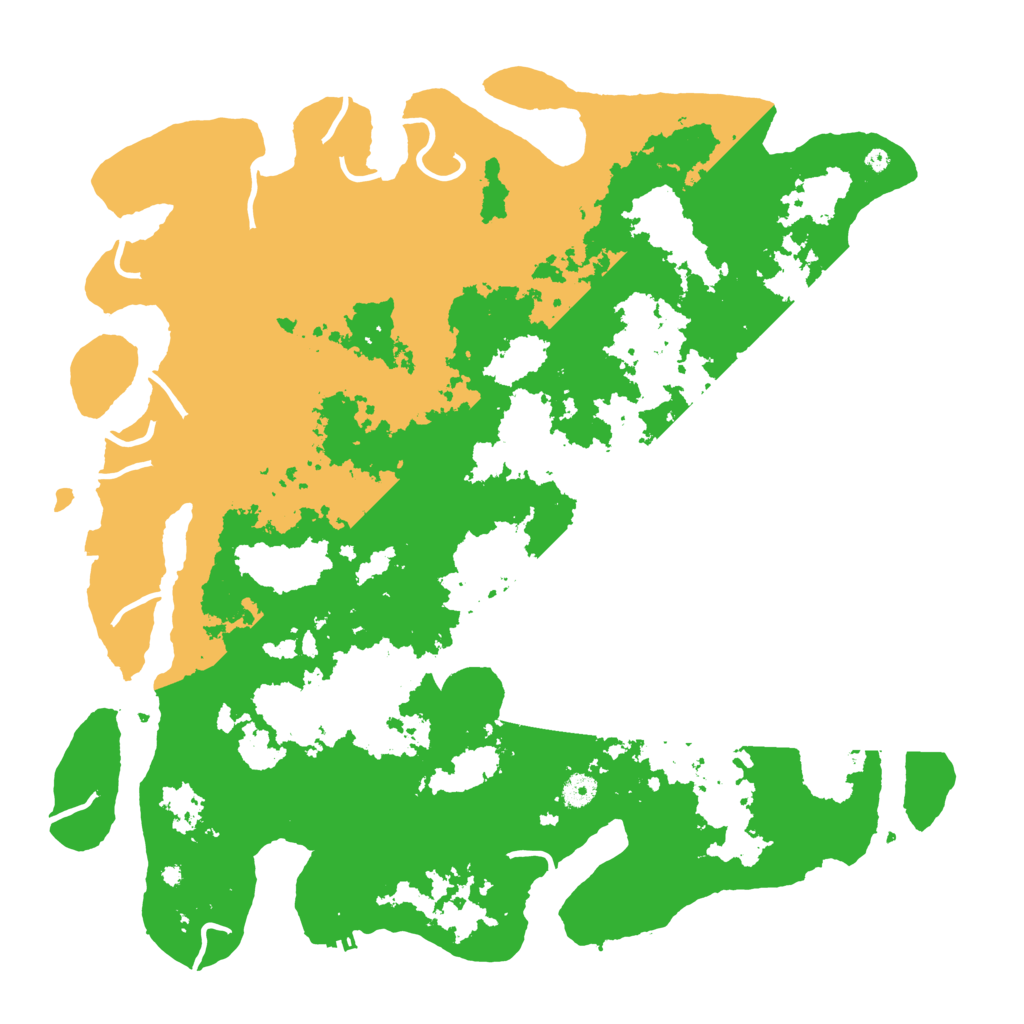 Biome Rust Map: Procedural Map, Size: 4650, Seed: 1167871200
