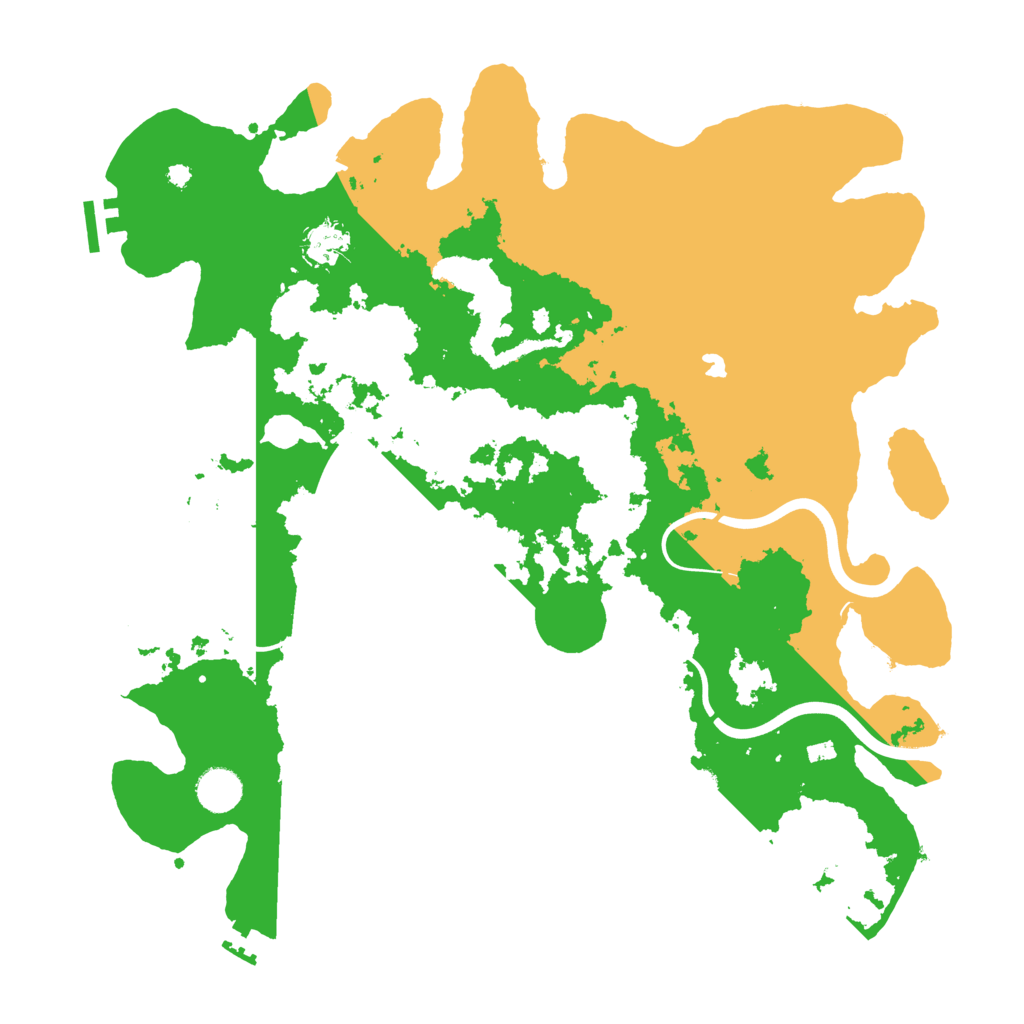 Biome Rust Map: Procedural Map, Size: 4000, Seed: 257262486