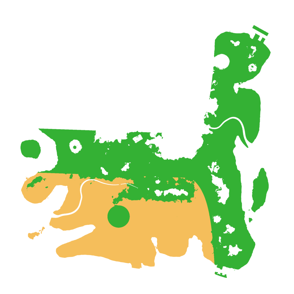 Biome Rust Map: Procedural Map, Size: 3500, Seed: 1789809796